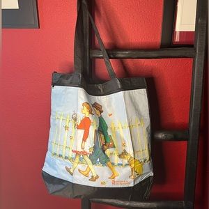 Norman Rockwell Nylon tote bag